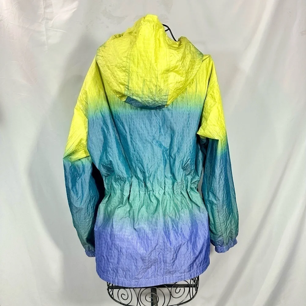 Tory Burch RIPSTOP GRADIENT FULL-ZIP ANORAK size S